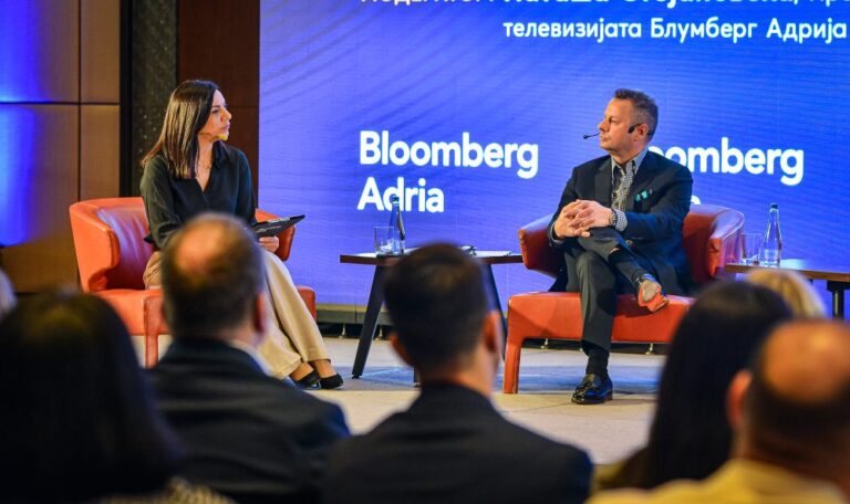 Генералниот директор на „Алкалоид“, Живко Мукаетов, панелист наПрвата годишна конференција на „Блумберг Адрија“