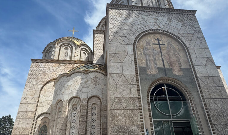 Кочо Анѓушев го финансира завршувањето на црквата „Св. Константин и Елена“ на улица Македонија во Скопје