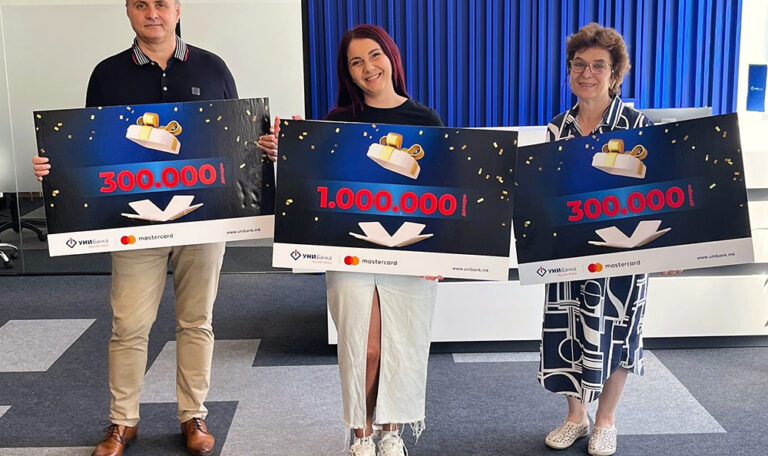 Кој стана милионер со УНИБанка? Извлечени добитниците од наградната игра “Стани милионер со УНИБанка”