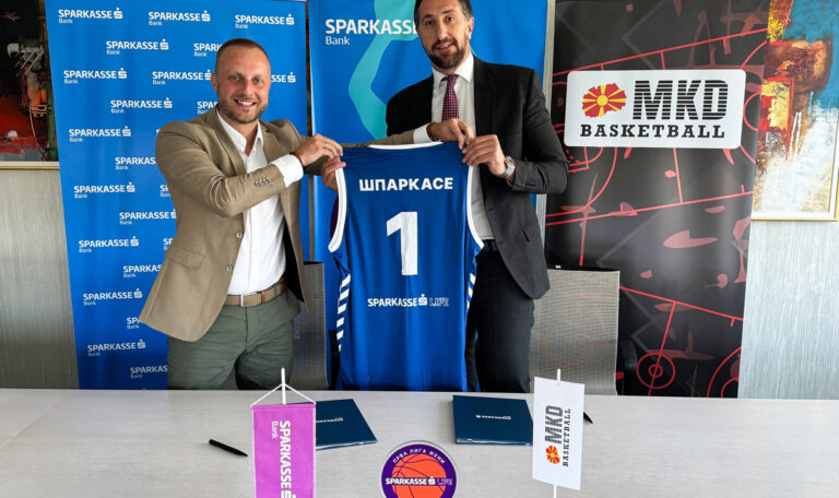 Шпаркасе Банка станува генерален спонзор на Кошаркарската федерација на Република Северна Македонија за Првата женска кошаркарска лига, која ќе го носи името „Sparkasse Life Прва лига жени“