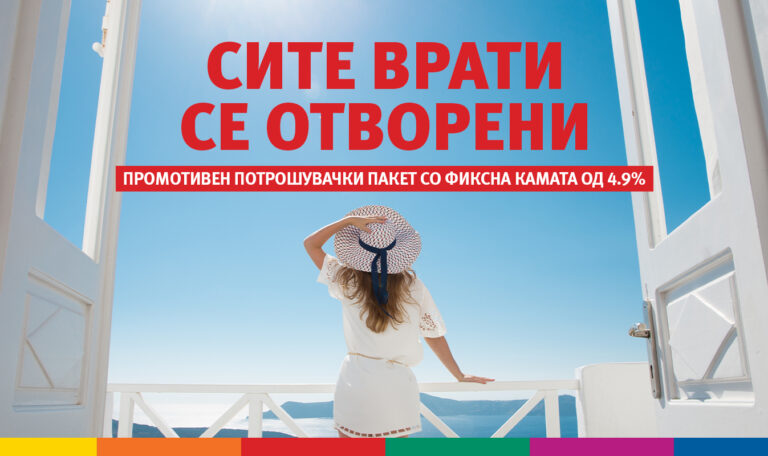 Промотивен потрошувачки пакет од ПроКредит Банка што „ги отвора сите врати“