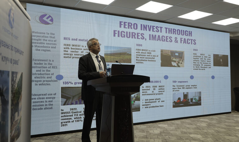 ИНЖЕНЕРИТЕ НА ФЕРОИНВЕСТ ГО ПРЕТСТАВИЈА НА МАКО CIGRE НАЈНОВИОТ ПРОЕКТ ЗА БАТЕРИСКИ СИСТЕМИ